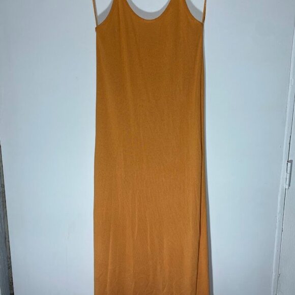 Zara Dresses & Skirts - Zara Orange Spaghetti Strap Maxi Dress